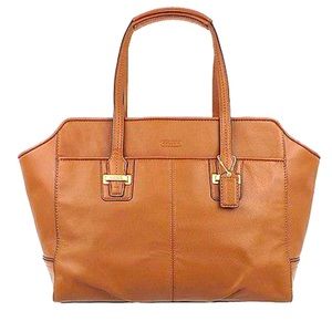 Coach bag saddle leather 
TAYLOR ALEXIS CARRYALL purse. Bag (COACH F25205)